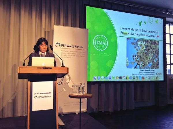 ClaudiaTopalli's tweet photo. EF program of Japan, presents @PEFWorldForum Berlin http://t.co/OQa8TmMltB