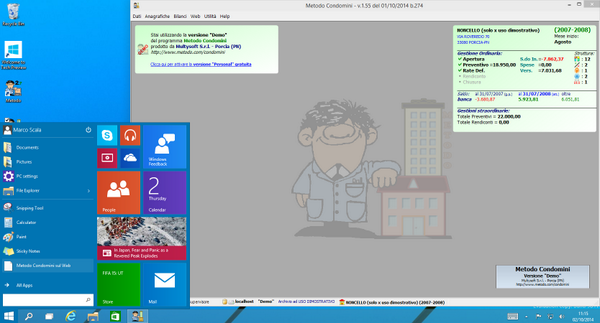 condomini's tweet photo. #Metodo #Condomini su Windows 10 http://t.co/MYhfmURDVd