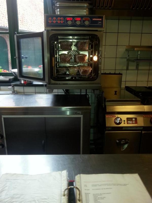 24uur later de oven