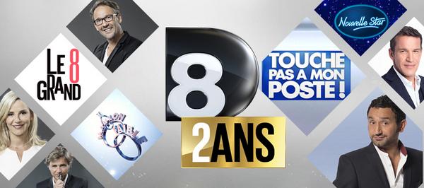 C8TV's tweet photo. RT pour gagner ton pass VIP pour les #2ansD8 le 8 octobre. Deux d'entre vous découvriront les coulisses de la chaîne. http://t.co/xVwqWp6RWK