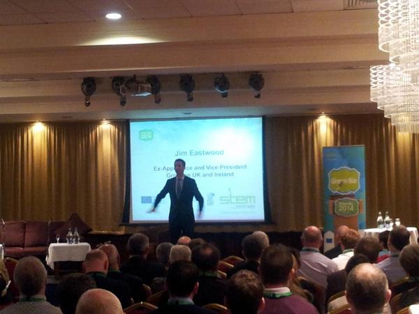 stem_project's tweet image. Green Biz 2014 well underway.  Great line up of speakers &amp;amp; exhibitors &amp;amp; celebrity host Jim Eastwood