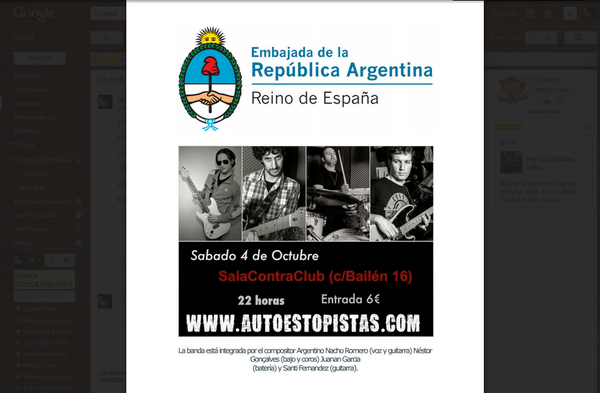 autostopistas's tweet photo. Muchas gracias por la difusión!
@santifernandezx @juanandresss @supernes @autoestopistas @lanocheenvivo http://t.co/jEJa7Y53gA
