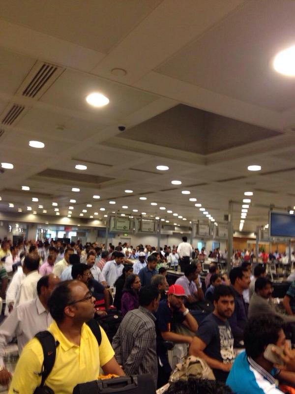 صور| صالة المغادرين في مطار الكويت حاليا