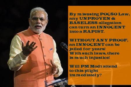 geet_hind's tweet photo. "POCSO Misuse is emerging as ALARMING issue in India
Will Modi Sir look into this matter
#ModiSirScrapUnfairPOCSOlaw http://t.co/oGrmQfPnr7