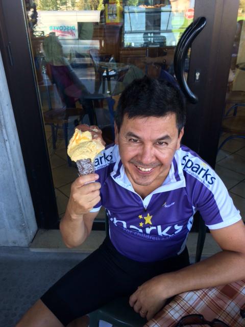 KCOMcycles's tweet image. A well earned reward. @SparksCharity @KcomConnected #charity #cycle