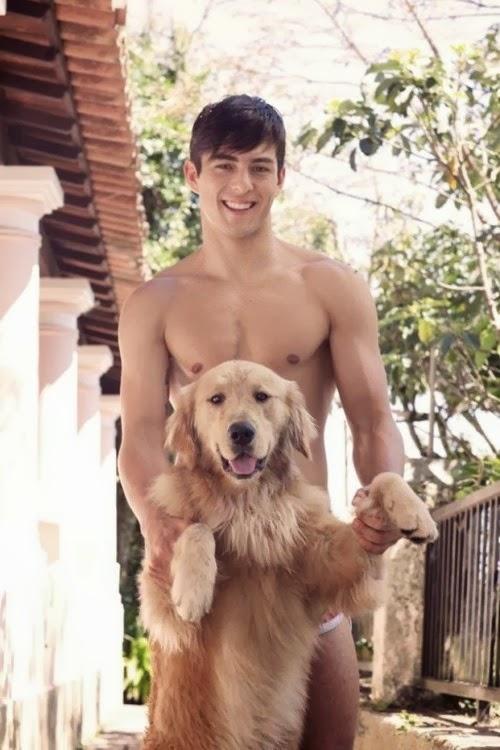 Pity, that Naked men and pet has come Something Naked men and pet remarkable
