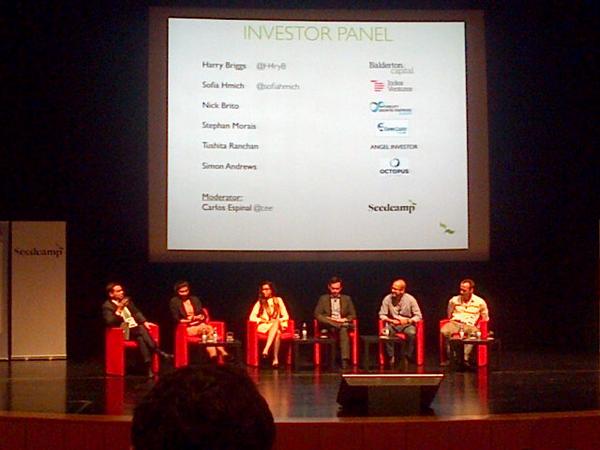 MariaEchavToda's tweet photo. Great investors panel #Seedcamp #ITT14 with @H4ryB (Balderton Capital) @sofiahmich (Index Ventures), among others http://t.co/JHOTAcnxlP