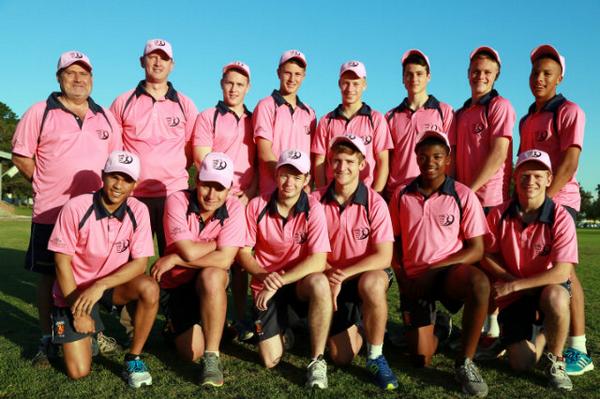 Brakkies 1st XI goes pink for Breast Cancer Awareness <a href="/PinkDriveLiz/">Liz Book</a> <a href="/Die_Burger/">DieBurger</a> <a href="/helenzille/">Helen Zille</a> <a href="/WesternCapeGov/">Western Cape Gov</a>