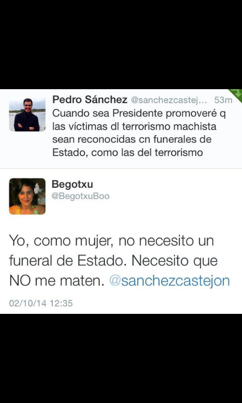 edukiki's tweet photo. Si Pedro Sánchez me parecia un subnormal manipulador, ahora mas. http://t.co/1wL3bLbaD0
