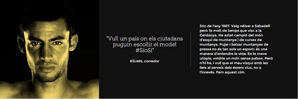 assemblea's tweet photo. "Vull un país on els ciutadans puguin escollir el model #SíoSí", @kilianj! #Araéslhora de fer un país nou! http://t.co/Fp6O30MF09