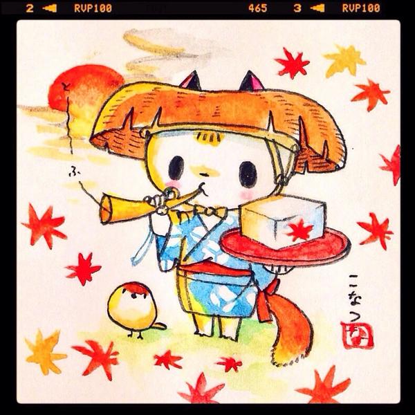10月2日は豆腐の日  みんなに豆腐を食べてもらおうと頑張る妖怪 豆腐小僧 