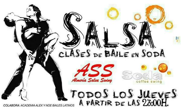 asalsaswing's tweet photo. Y esta noche como cada jueves salsa en pub soda con Almería salsa swing http://t.co/5eLirgGQ1b