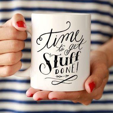 Time to get stuff done. #coffee