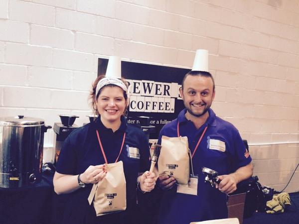 segal_dan's tweet photo. After a few too many... Brewer St Coffees #Connectionweek14 #matthewalgie http://t.co/S74VszN7QC