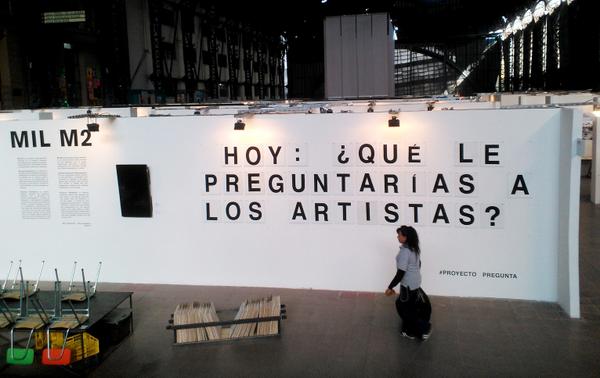 EstacionMapocho's tweet photo. Más allá del arte visual @FeriaChaco abre espacio a iniciativas como @milm2_ que desde hoy invita a hacer preguntas http://t.co/Pu7CXBx493