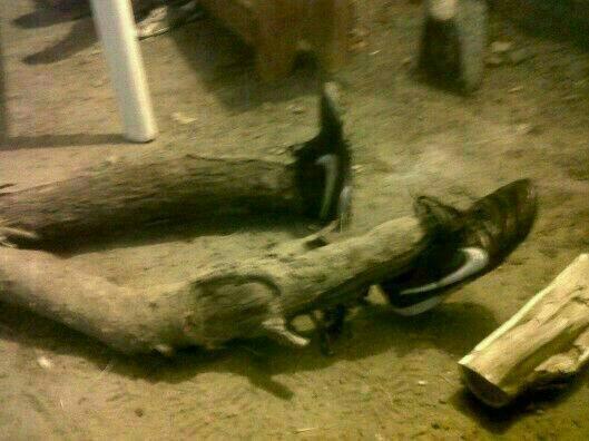 Como a diego en el mundial... a <a href="/javierlf88/">javier</a> le cortaron las piernas.. #elgarcaestadeluto