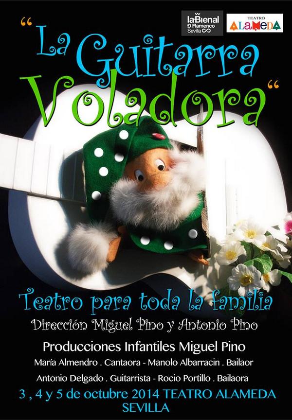 PenequeValiente's tweet photo. @vanesaspelta La guitarra voladora en La Bienal de Flamenco. Sevilla
dias 3, 4 y 5 de octubre Teatro Alameda http://t.co/HvL4LMeN4c