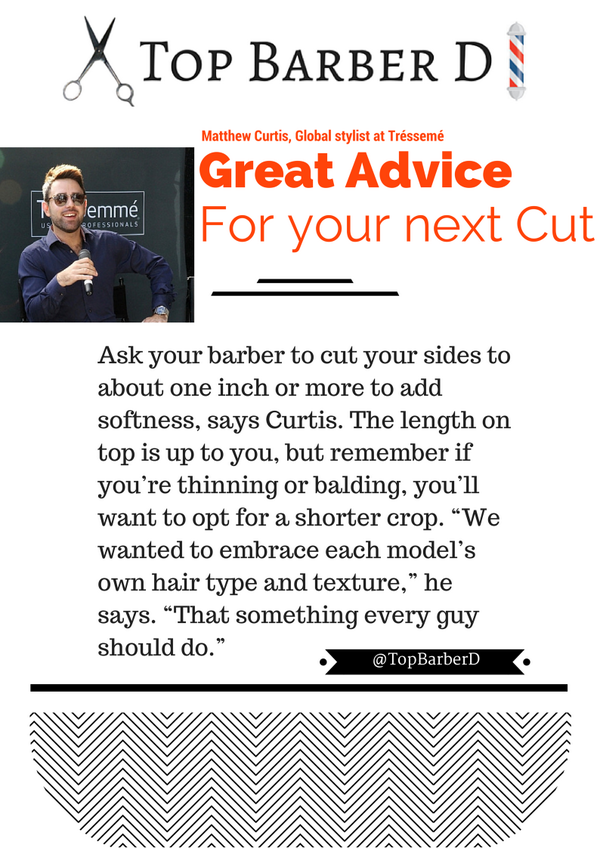 TopBarberD's tweet photo. Here is some great advice for your next barbershop visit. http://t.co/JjKFjHTwqe