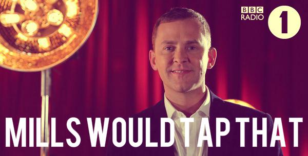 BBCR1's tweet photo. RT this if you think 'Mills Would Tap That' should be our slogan for @scott_mills on @bbcstrictly. http://t.co/VIfWOdRKGG