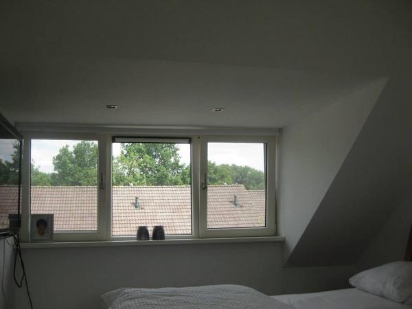 Wat een ruimte in zo'n dakkapel..