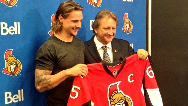 hkyknowledge's tweet image. The @Senators name Erik Karlsson their captain! Read more here: facebook.com/hkyknowledge/p…