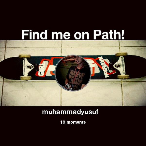 mohchoep's tweet photo. Find me on #Path now! Go to: http://t.co/M7NRutXttQ! #thepersonalnetwork http://t.co/js0sdOHi8U