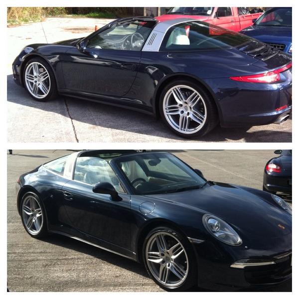 The new Porshe 991 Targa 4. A real mixture of cool and classy