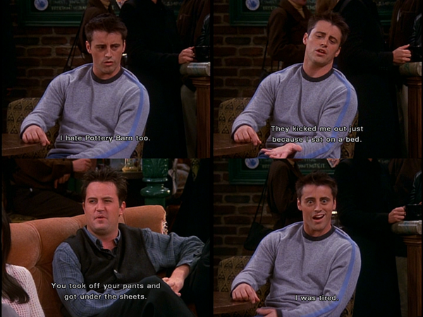 F R I E N D S Fan Please Rt On Twitter Joey I Hate Pottery