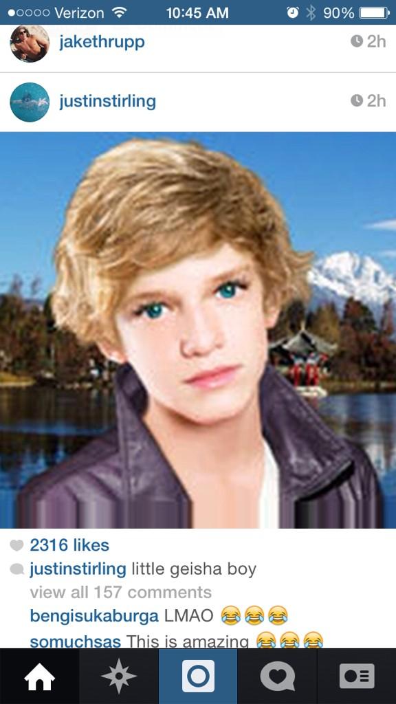 CodstersAngels's tweet image. Instagram right now 😂😂😂 @CodySimpson @JStir @allisimpson @jakethrupp