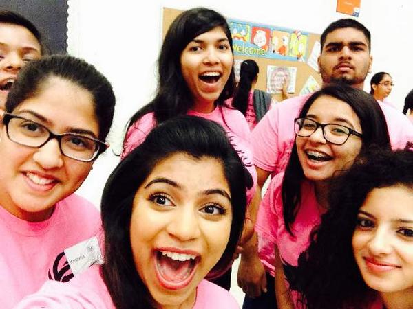 BCSSLink's tweet image. A small part of our Link Crew Volunteer team for Math Olympics! @bcssbucks @PeelSchools