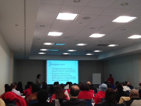 cwalocal1082's tweet photo. Day 2 of @CWALocal1037 #StewardConference #CWA1037 #UnionYes http://t.co/PtPOtjDJJc