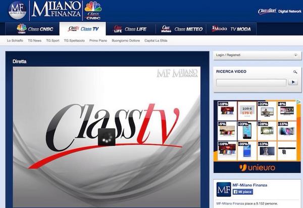 Ci siamo! Tra 5 min. #Periferica sarà in onda su <a href="/Class_TV/">Class_TV</a> > video.milanofinanza.it/classtv/ con la nostra Giulia @GANNCOATES