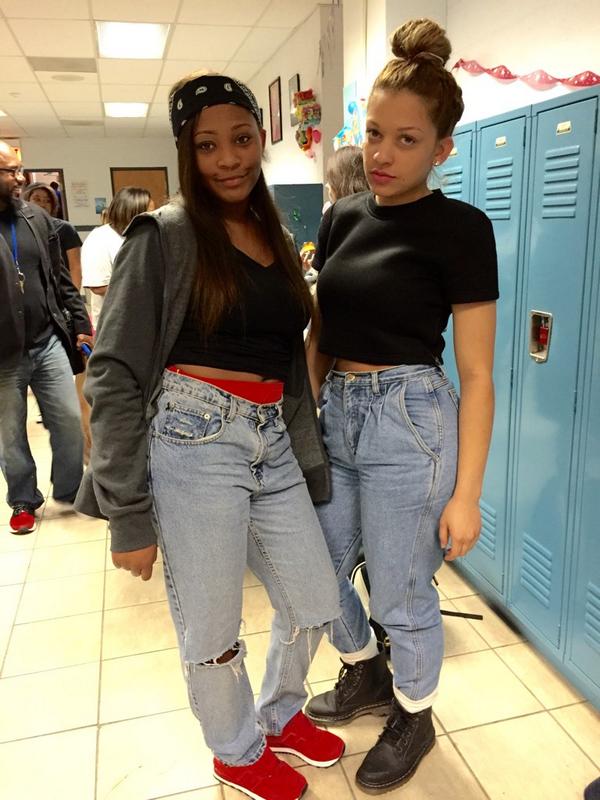 yosoyritaa's tweet image. Aaliyah and Mariah 🎤🎶🎬 #throwbackthursday #spiritweek2014