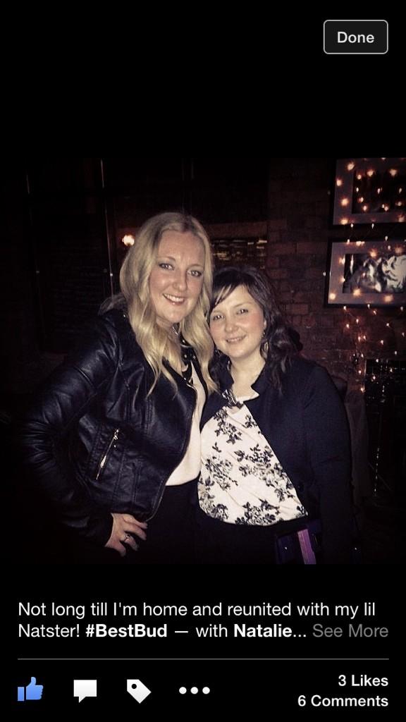 NattyNoooo's tweet photo. #100happydays! #Day1 this lovely lady told me she misses me and excited to see me #bestie #alwaysthereforme #loveyou http://t.co/rbKxP0lbmm