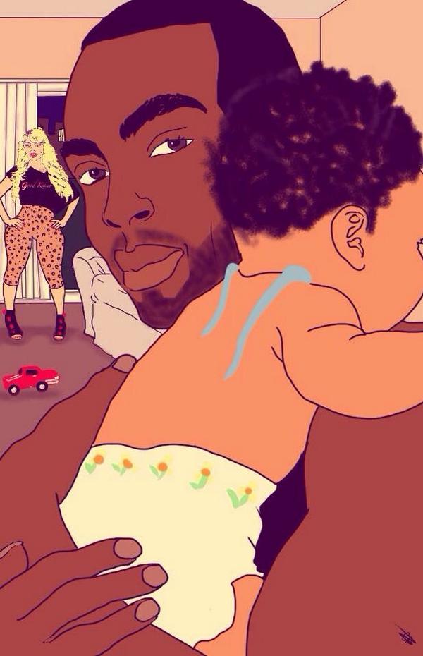 Ghetto Lyfe #createdbyvonna #illustration #blackart #cartoons #art