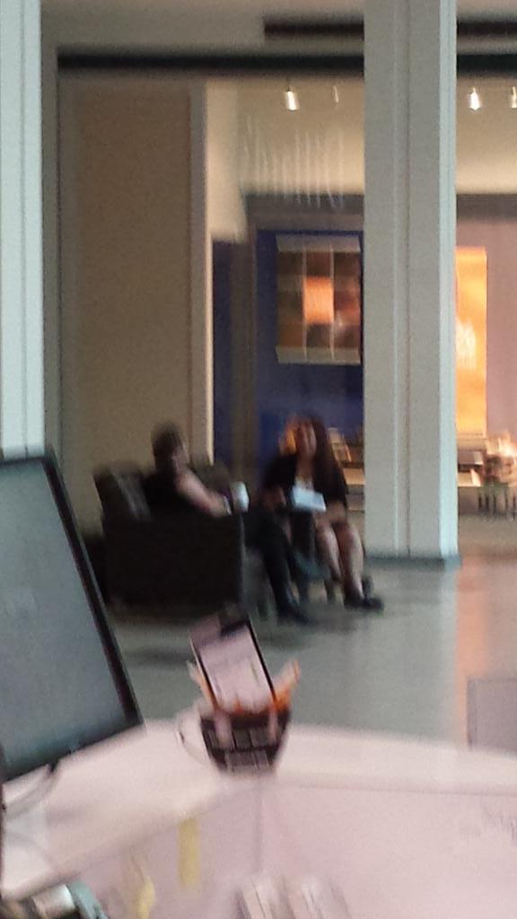 x2375's tweet image. This is a legit mall interview.....it is just happening out front of our store lol #mallproblems