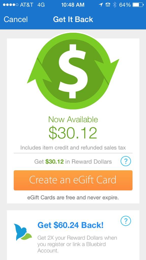 RenfroJulie's tweet photo. Having been trying out Savings Catcher from Walmart. Scanned a few receipts and get back $30 in credit. Not bad! http://t.co/JsbBlIAcPi