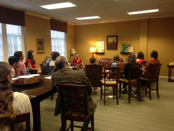 InvestBrock's tweet photo. "Your impact goes beyond what you can recognize" - thanks to Dr. Jones for leading today's iNVEST gathering! http://t.co/lHFNR7sWSU