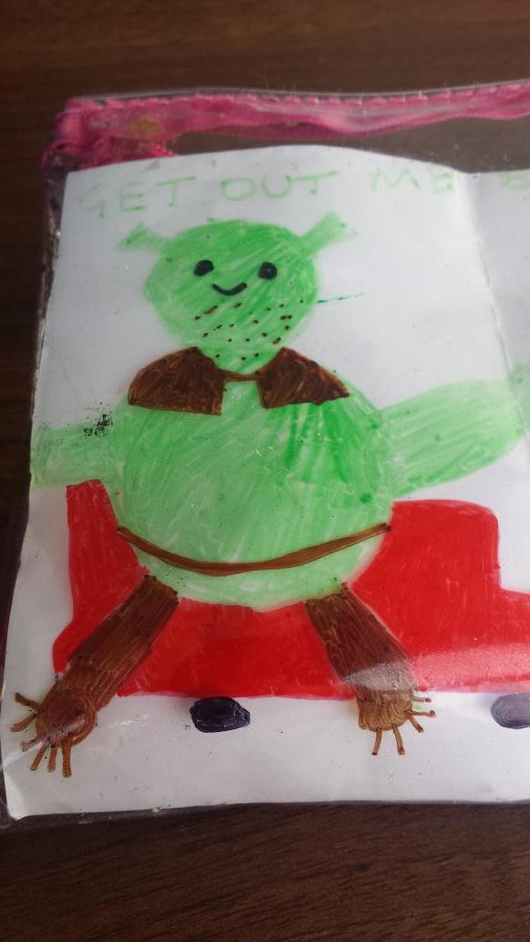 SamuelFreedman7's tweet photo. My artistic interpretation of the misunderstood beauty that is shrek

Get out me swamp http://t.co/TBnXF6Ut9H