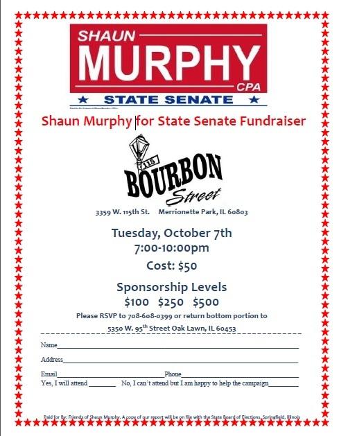 Don't forget to join us Tuesday, Oct 7th at 7pm at 115 Bourbon Street!  
#twill #ILSenateDistrict18