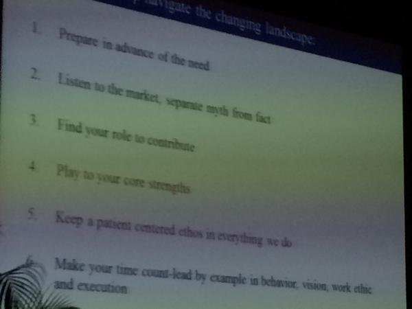 Great take away from Bill Rutheford @HCAHRSummit #HCAHRSummit