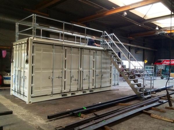 Bijna klaar ..... #eventcontainer