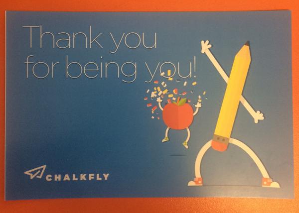Thank you for being you! #ChalkflyLove