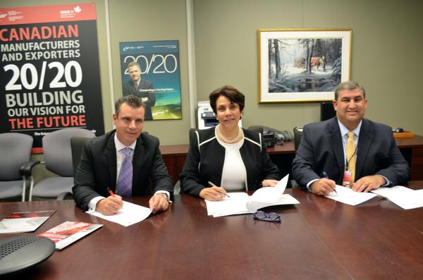 Se firmó un Memorándum de Entendimiento entre Canadian Manufacturers &amp; Exporters-COHEP, lo que favorecerá a Honduras.