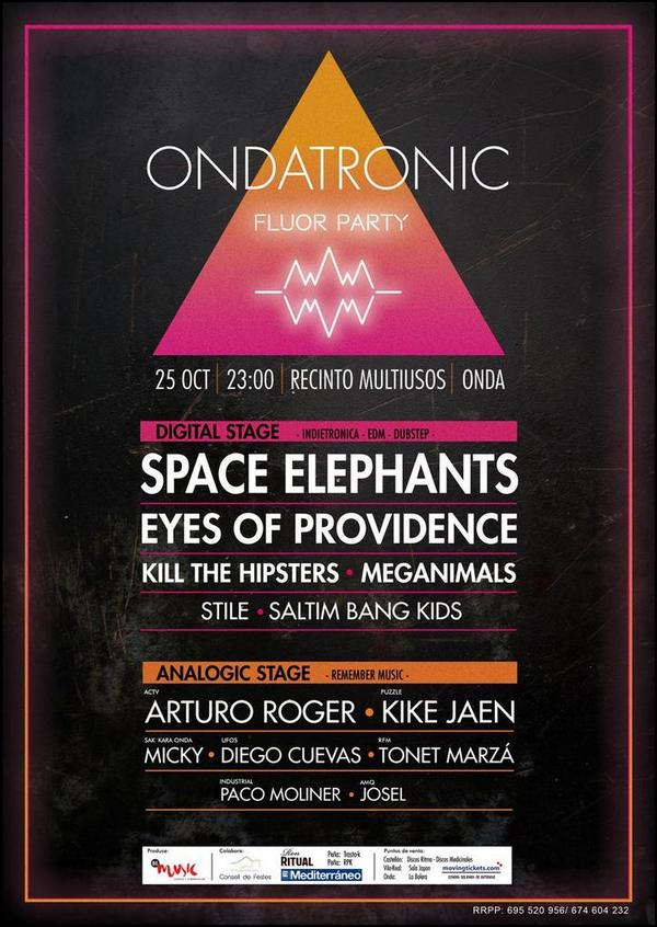 #yadisponibles 🆕 Entradas #ondatronicfluorparty 25OCT #FiraOnda #Castellón #ondatronic ➡ bit.ly/ondatronicfluo…