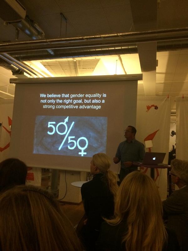maralkalajian's tweet photo. Gender equality is one of the competitive edge that @SeedNordic is trying to differ from other acc. #sthlmtech http://t.co/bPRyK2CUZx