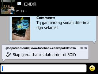 SepatuOnlenID's tweet photo. Testi dari org jambi,,,thanks gan dah order... http://t.co/Zn3rUFFkqv