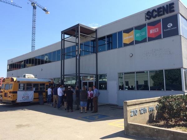 SceneStreet's tweet image. The Scene staff has been hard at work on #BON2014 issue! Big thanks to @BaoDownTN for bringing energizing sustenance.