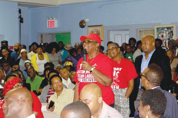 Prime Minister Browne Meets With Antiguans And Barbudans In New York