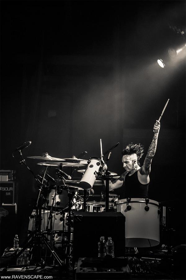stonesour's tweet image. Roy Mayorga - Sokol Auditorium - Omaha NE - @mayorgasour #ThrowbackThursday [Photo by Stubs]